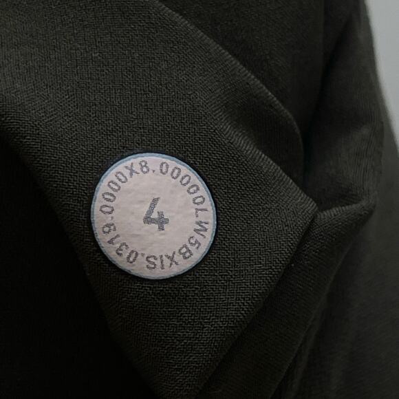 Lululemon noir wide leg belted pants Olive green 4 - Picture 9 of 10